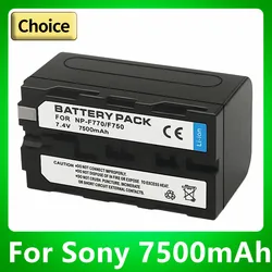 7500mAh NP-F770 NP F750 NP-F750 NP-F730 Camera Battery For Sony NP-F970 NP-F960 NP-F550 CCD-TRV215 CCD-TR917 CCD-RV100