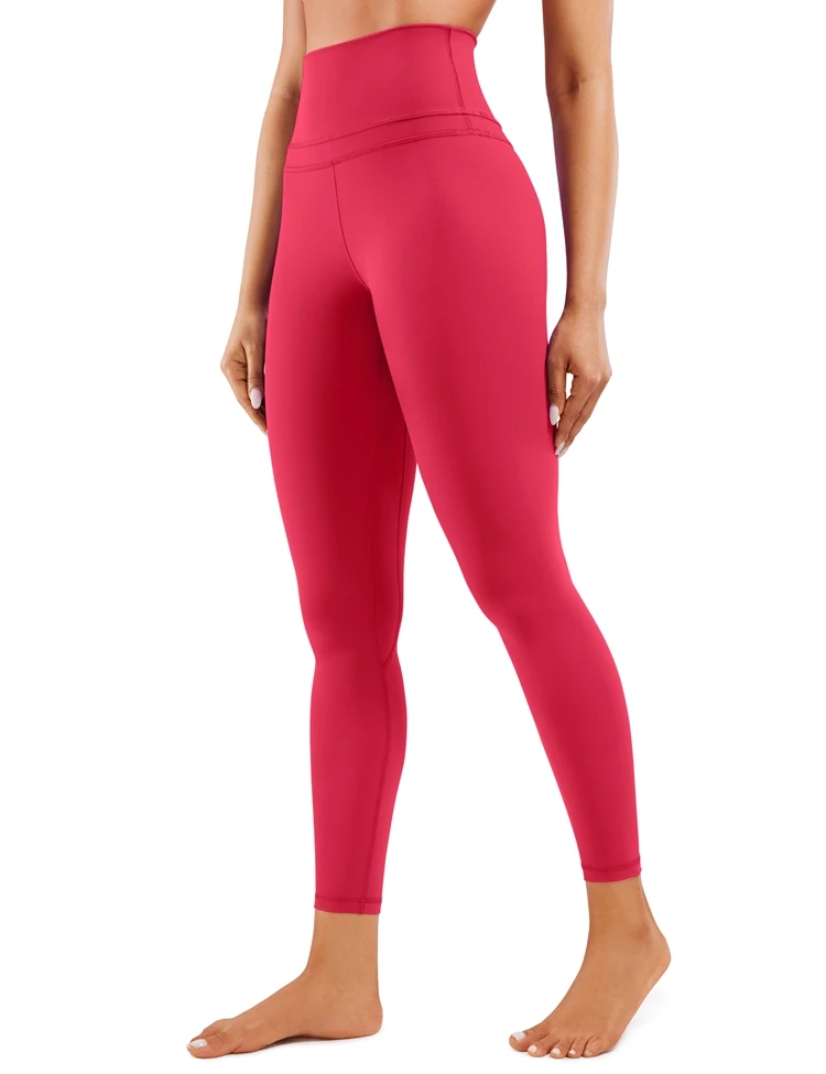 Damskie legginsy Casual legginsy do biegania fit getry do treningu jogi Running Yoga spodnie gimnastyczne 25 cali żebrowane wysokiej zwężone