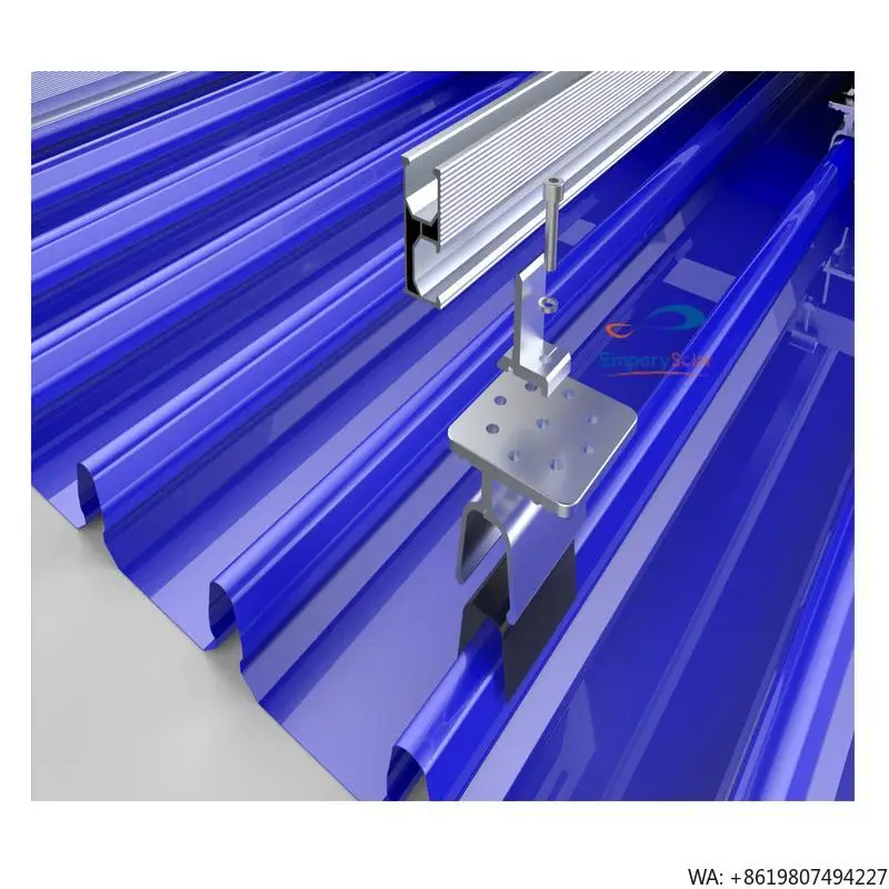 Solar Aluminum Metal Roof Mounting Standing Seam Roof Clamp Commercial AS/NZ1170.2 Standard 15 Year Warranty Solar Installation