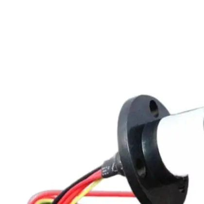 22mm 2 Channel 2A 5A Hollow Shaft Slip For For Ring Connector Black Rotary Joint For Camera For Gimbal For Ferris Wheel