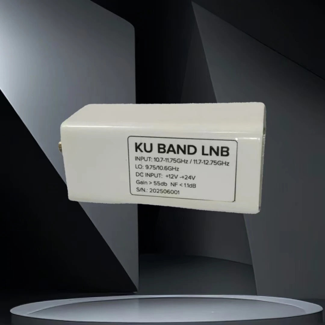 Ku‑Band Split Dual‑LO LNB, 9750‑10600MHz Dual Local Oscillator Unit For Satellite TV Project Installation