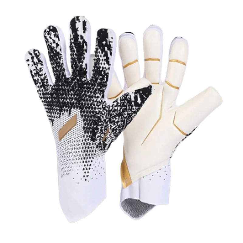 2024 New Latex Goalkeeper Gloves Thickened Football Professional Protection Adults Teenager Goalkeeper Soccer Goalie Gloves