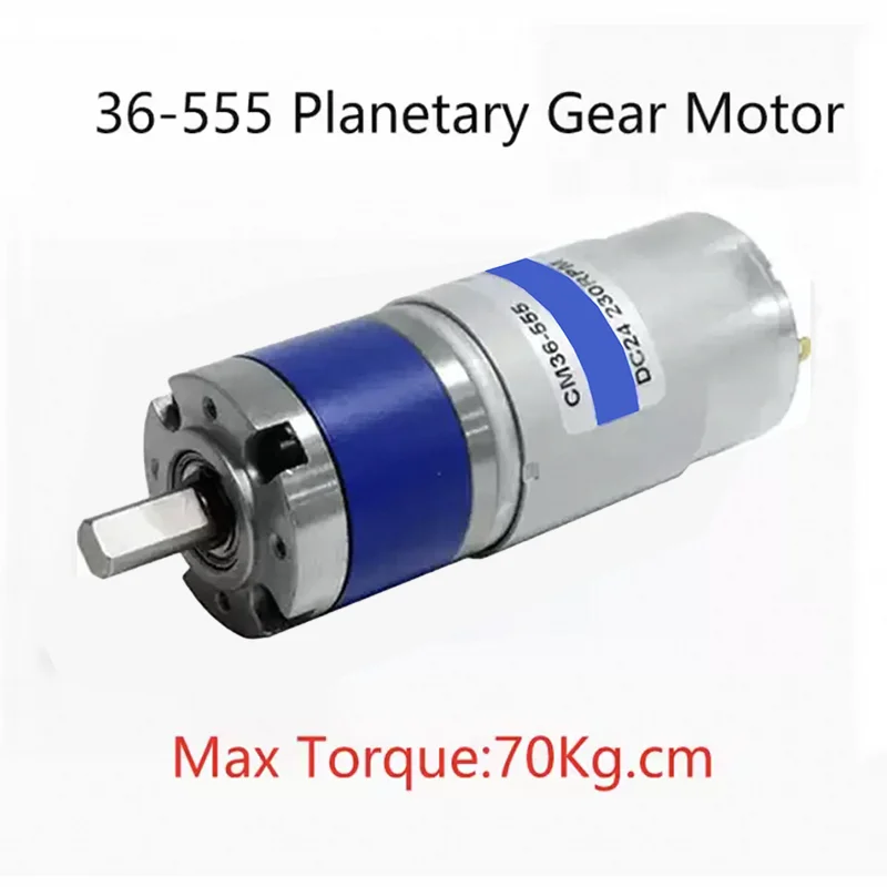12V 24V DC Planetary Gear Motor, Robot Smart Home, Automotive Industry Control Gear Motor CM36-555