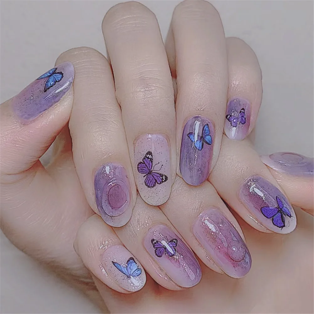 

MG191102-02 MG191104-06 Butterfly DIY 3D Back glue Nail sticker Nail decoration Nail art Nail ornament