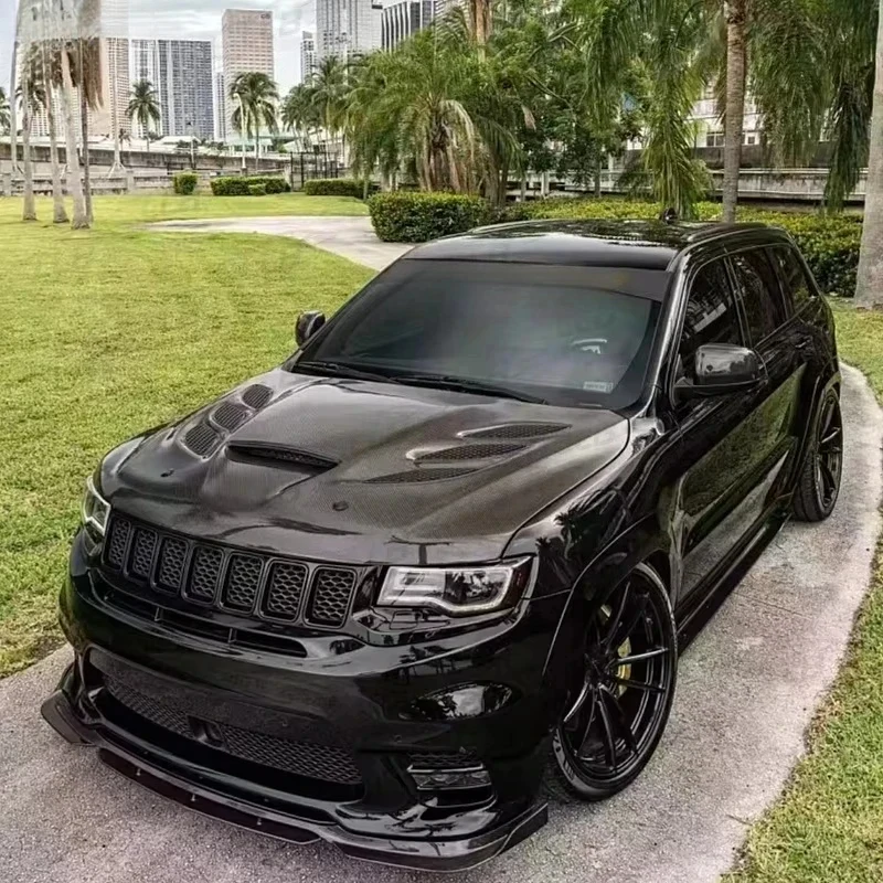 

Lightweight True Carbon Fiber Porous Engine Hood
