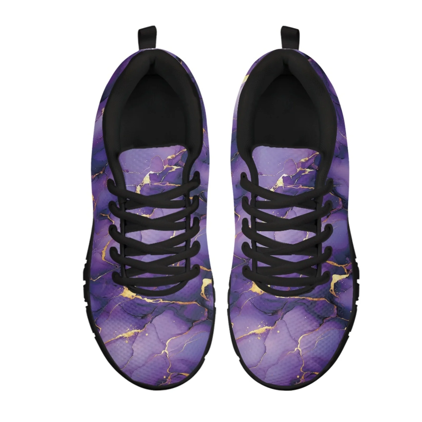 Coloranimal Purple Men Cna Work Shoes Comfortable Anti-Slip Women Running Walking Shoes for Travel
