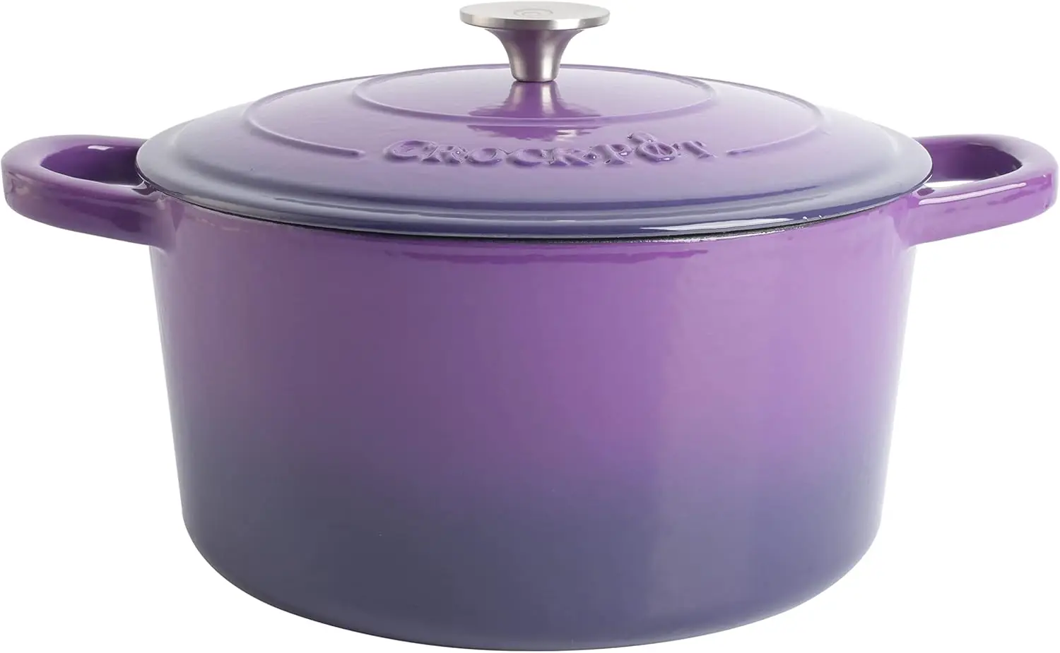 

Artisan Round Enameled Cast Iron Dutch Oven, 7-Quart, Lavender Purple