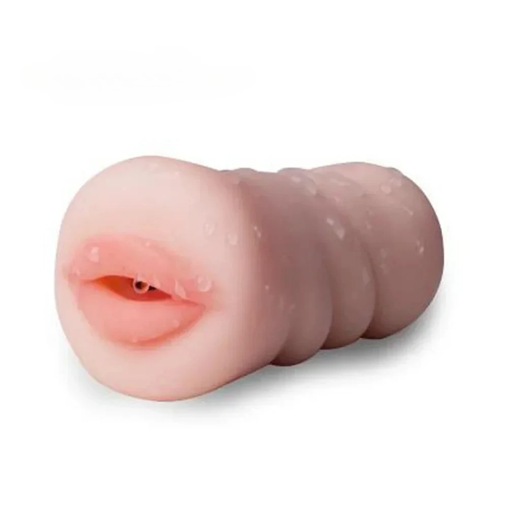 New Top 3-in-1 Men's Soft TPE Aircraft Cup, Realistic Vagina Oral Anal Male Masturbator, Reusable Pocket Pussy Blowjob Sex Toys view 3