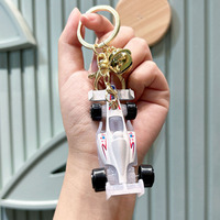 keychain racing Mini F1 Keychain Racing Activity Gift Personality Pendant Key Buckle Car Key Chain Men's Jewelry Keyring