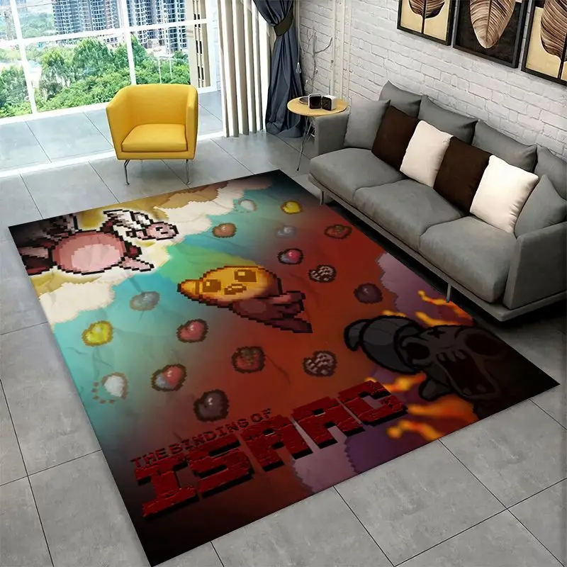 RPG Game The Binding Of Isaac Living Room Non-Slip Area Rug Soft Carpet for Bedroom Kids Playroom Sofa,Home Decor Doormat Gift