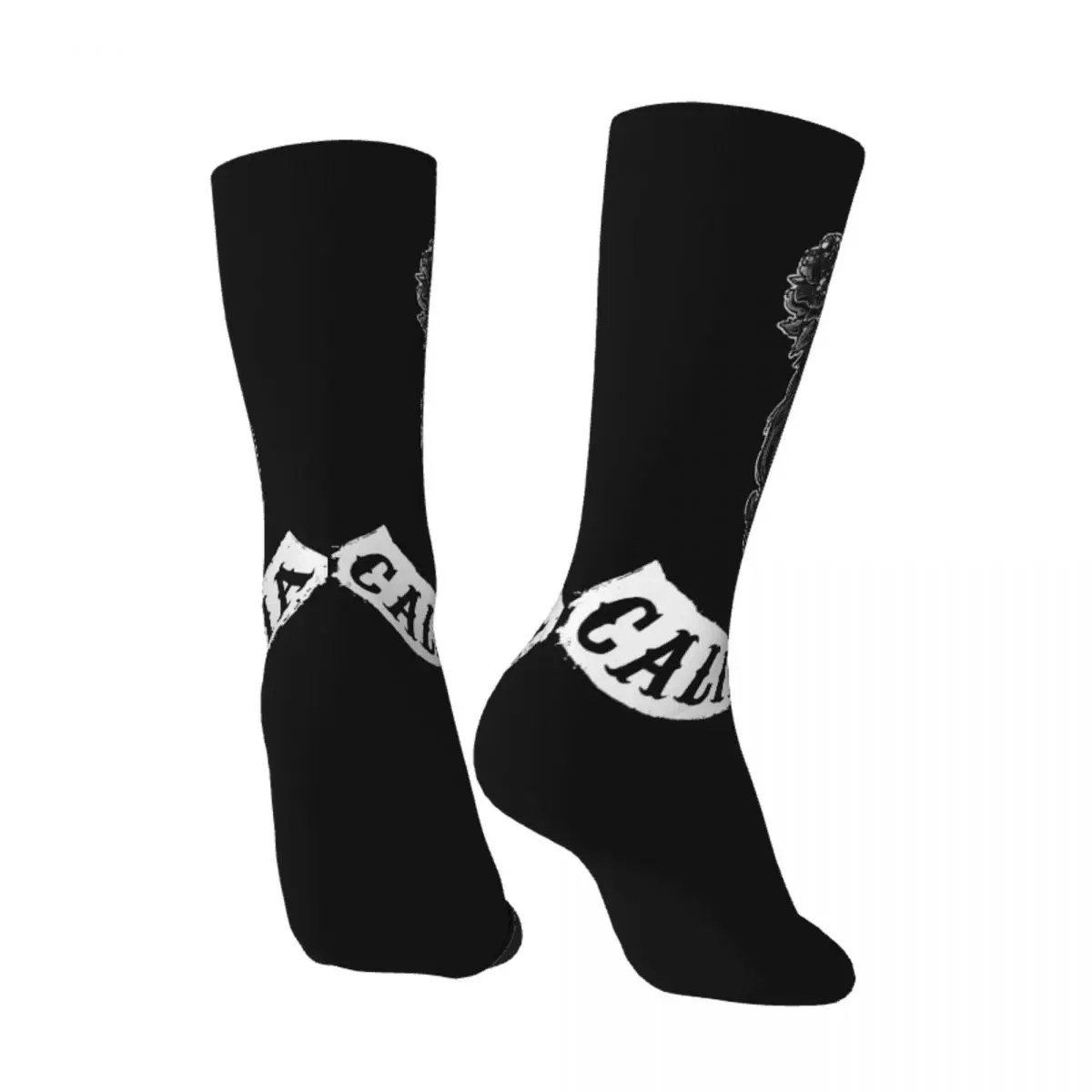 Glücklich Lustig männer Socken Ausgestattet Scoop Vintage Harajuku Sons of Anarchy Verbrechen TV Drama Hip Hop Casual Crew Verrückte socke Geschenk Gedruckt