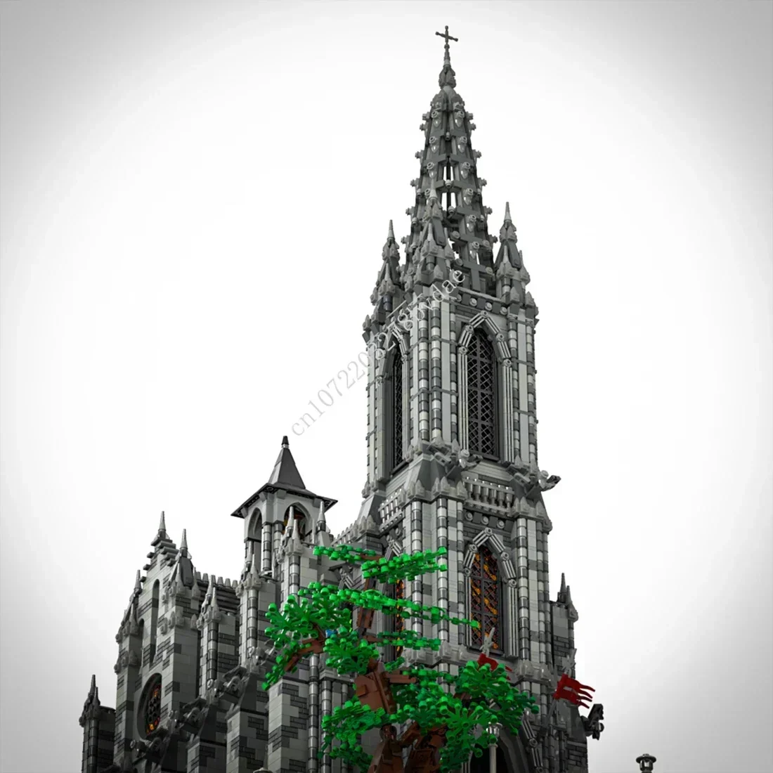 Autorizzato MOC-29962 22007 pezzi Kit modello di edificio di strada della chiesa europea Puzzle personalizzati Set MOC (progetto da Das_Felixle