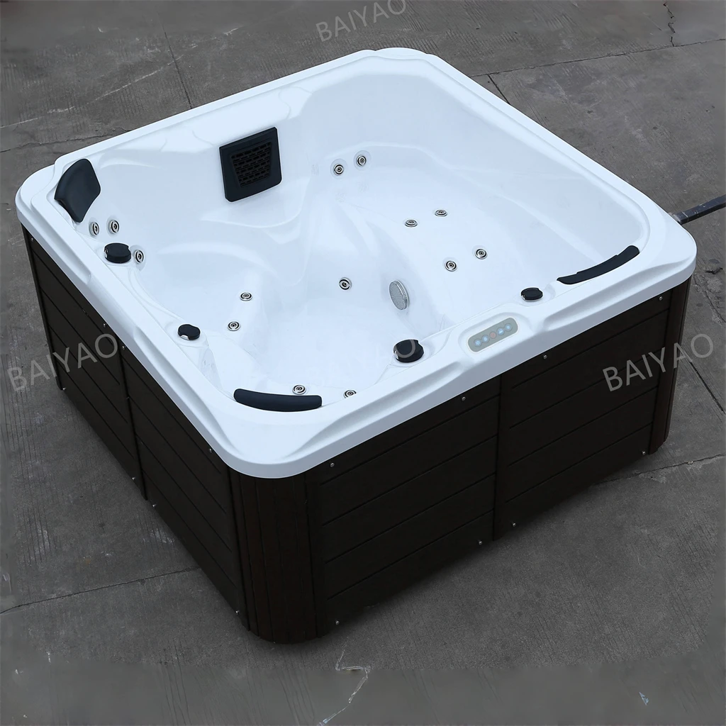 

High Quality Hot Tub Freestanding Jakuzzy 5 Persons Luxury Outdoor Low Cost Spa Price Hydro Massage Whirlpool Pool