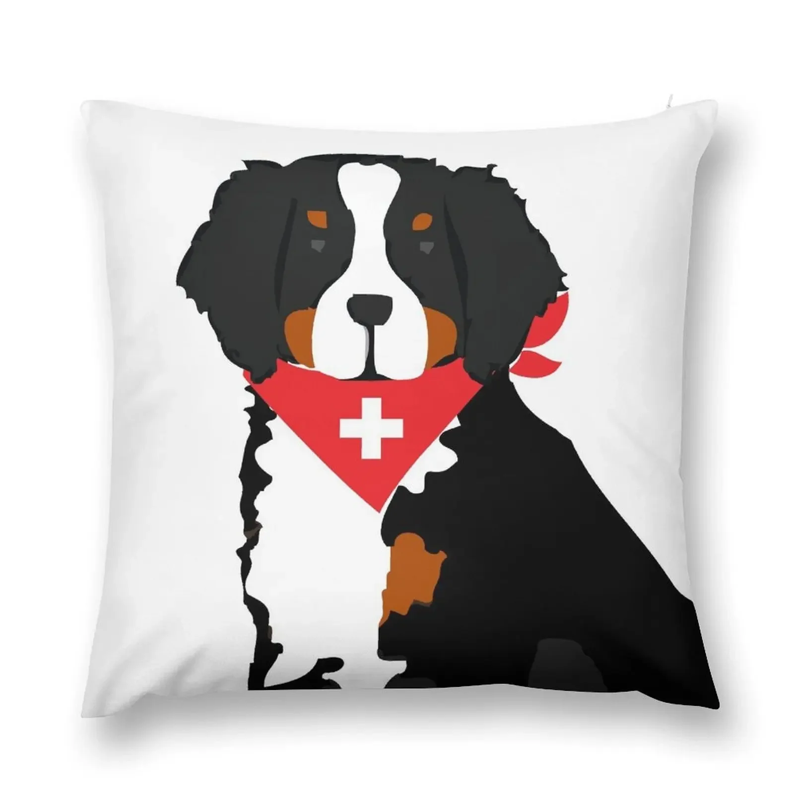 

Bernese Mountain Dog Swiss Cross Throw Pillow Cushions Home Decor Sofa Cushions Covers Christmas Pillowcase pillow