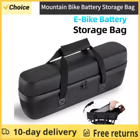 Large Capacity Mountain Bike Battery Storage Bag E-Bike Waterproof Battery Storage Bag Bags for Electric Bicycle Battery