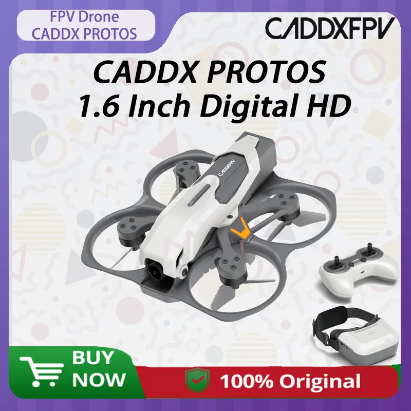 Dron RC FPV 10 m/s CADDX PROTOS RTF ELRS 2,4 GHz Digital HD Kit 1080P se adapta a Liftoff RC Dron FPV regalo de Navidad para niños