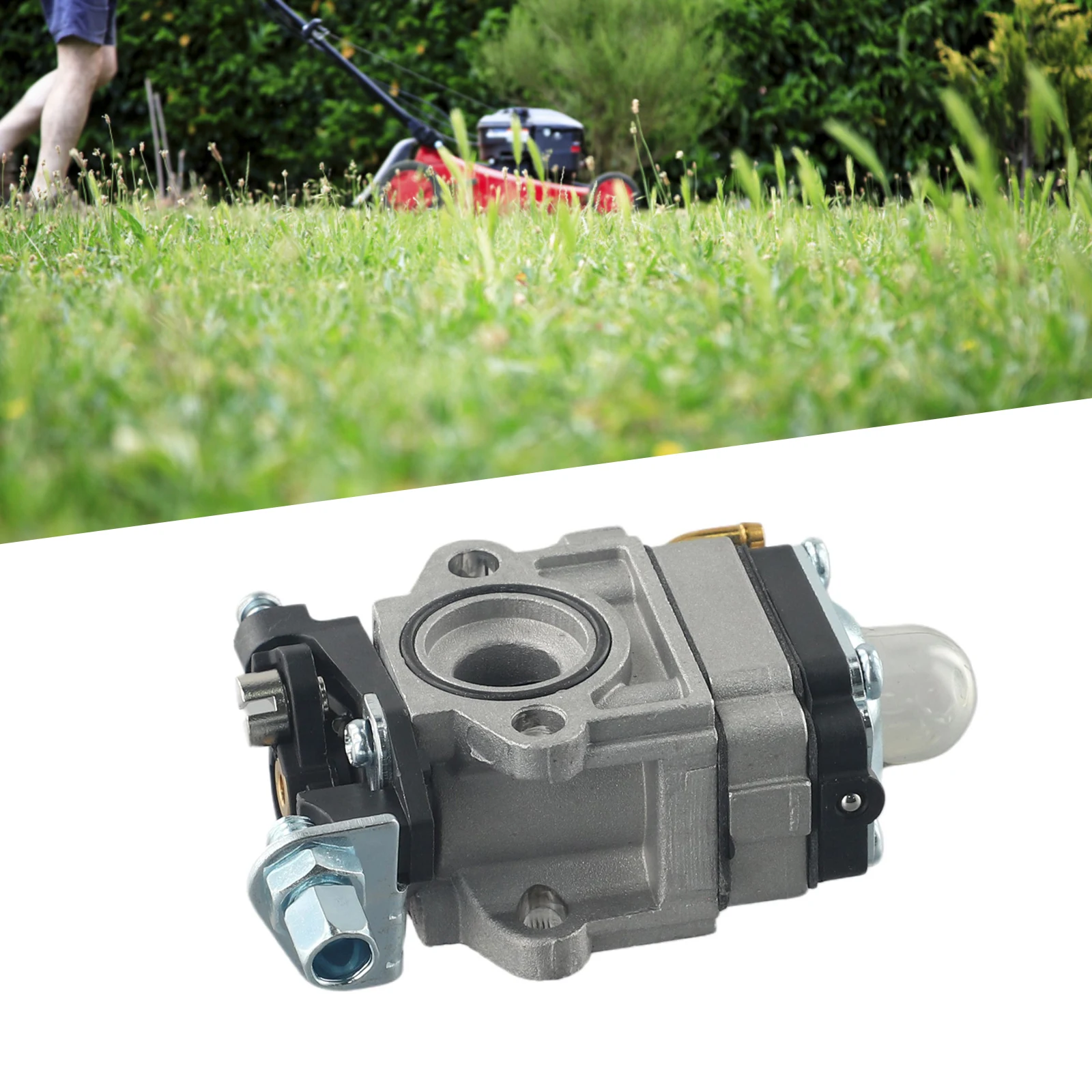 Carburador Carb para Aparador de Hedge Tempos Cortador de Escova Motosserra Part 22cc 26cc 33cc 34cc 43cc 49cc 52cc 11 mm pc