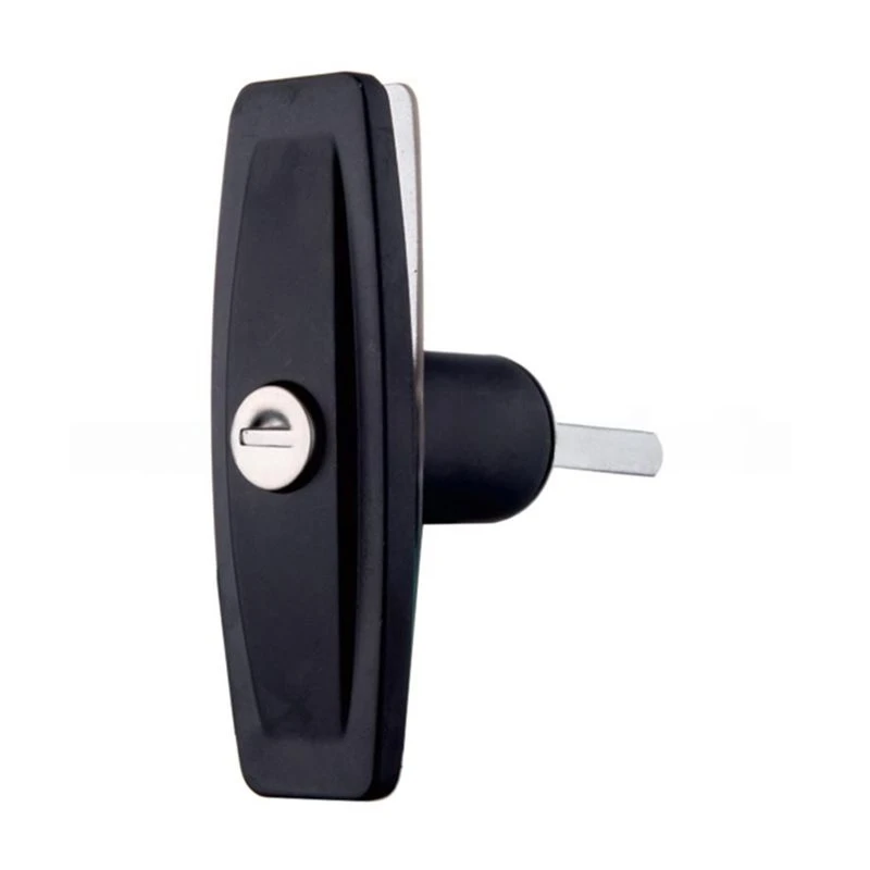 A03Z-T-Handle Non-Threaded Locking Clockwise For Pop For UP Handle Lock Black With Gasket For Tonneau Cover Truck Bed Covers