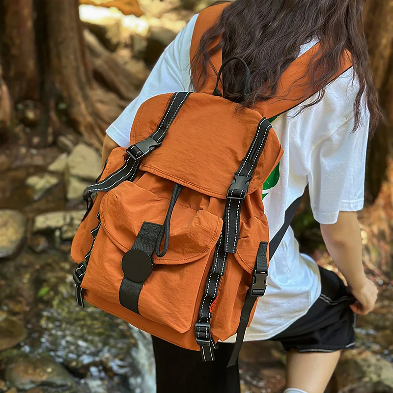 

1Pcs New Water-Repellent Hiking Backpack, Large Capacity Lightweight Travel Backpack, Nylon Outdoor Sports Backpack