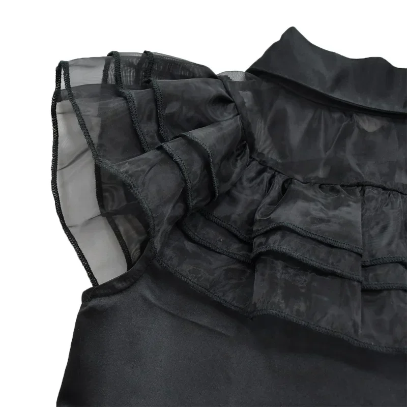 HN8 Woensdag Addams Verkleedkostuum voor Meisjes Verjaardag Halloween Cosplay Feestjurk met Pruik Sokken Riemen Voor Kinderen 2-12 Ja 8...Gf