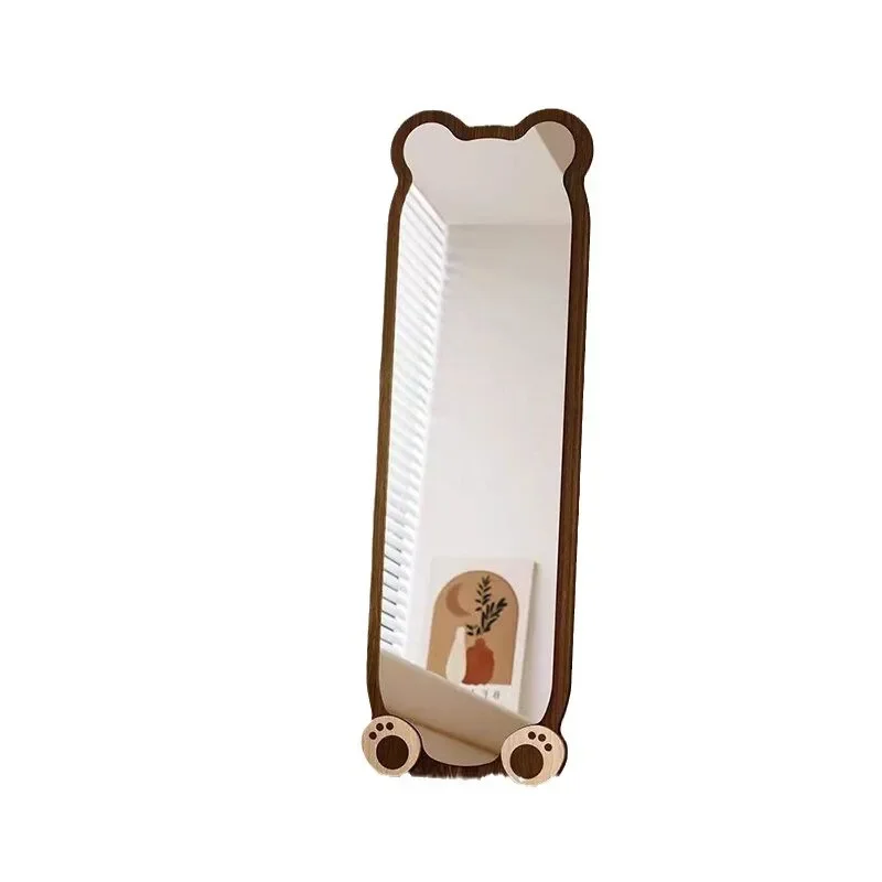 

bear full body, floor oceiling mirror, bedroom, clothing store, fitting mirror.