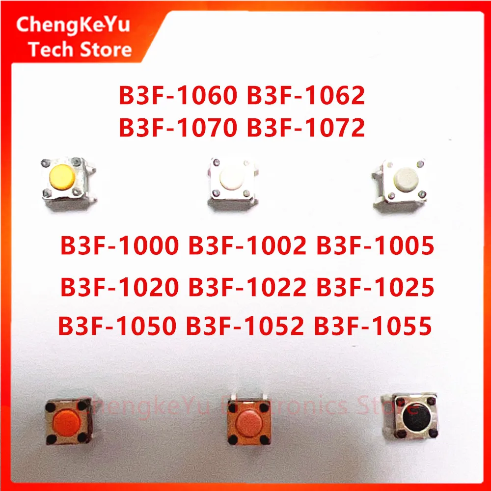 Original For Omron switch B3F-1000 B3F- 1002 B3F-1005 B3F-1020 B3F-1025 B3F-1050 B3F-1052 B3F-1055 B3F-1060 B3F-1062 B3F-1070 72