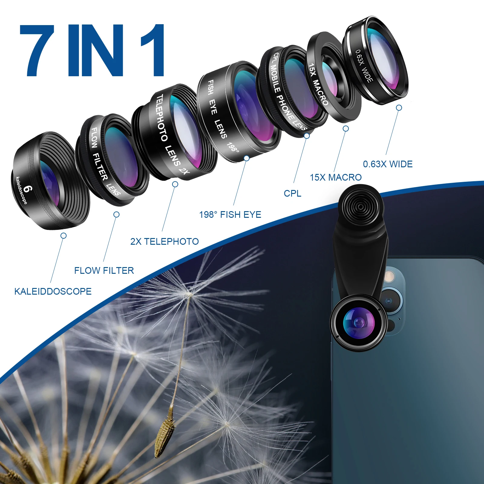 7 In 1 Mobile Phone… - image