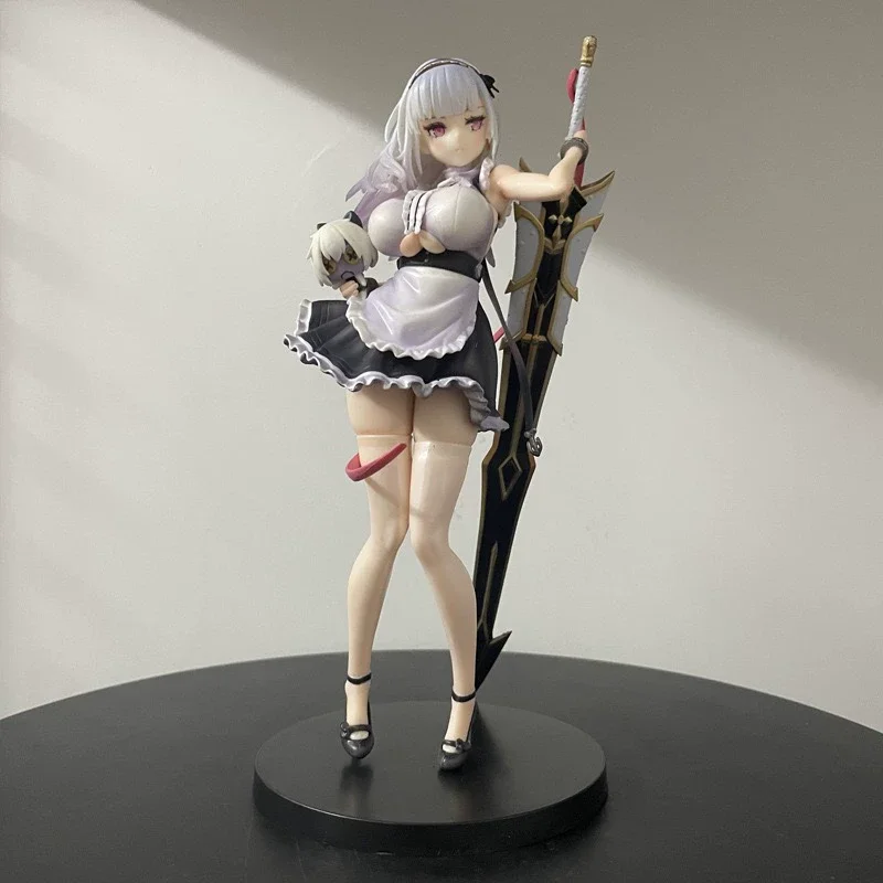 

Azur Lane Dido Maid Figure Standing Pose Anime Girl Light Cruiser Boxed Collectible Statue Desktop Decor For Anime Game Fans