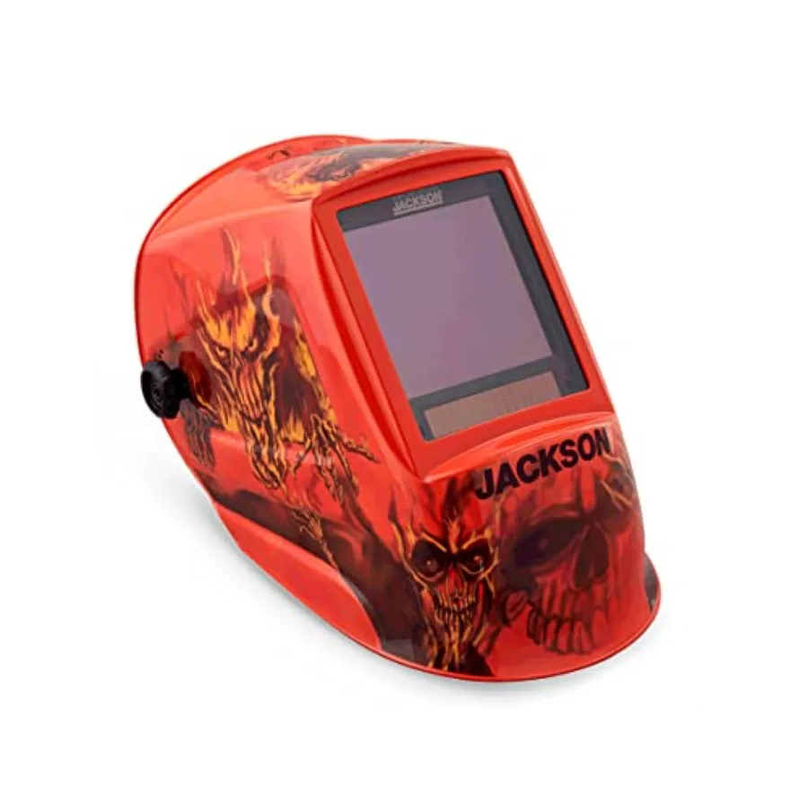 

Premium Graphic Welding Hood with ADF - Ultra Lightweight Auto Darkening Welding Helmet - ANSI Z87.1 Multiple Styles