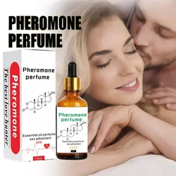 Perfume sexual para parejas íntimas, feromonas que estimulan el coqueteo, Perfume portátil suave y Natural para mujer