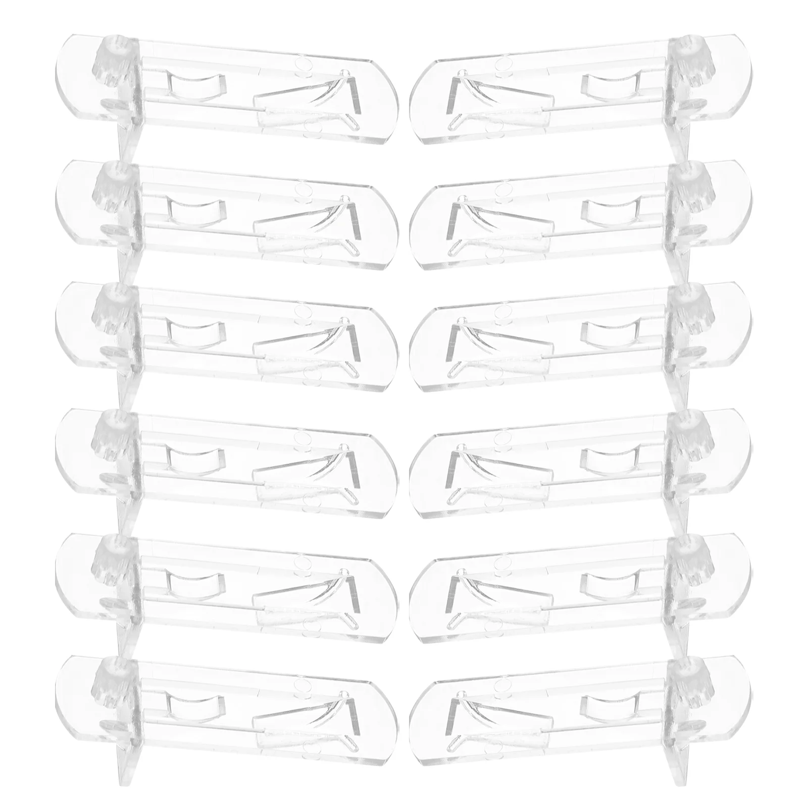 30 個家具パーティションブラケットプラスチック棚ペグキッチンキャビネットクリップ重い棚ロック