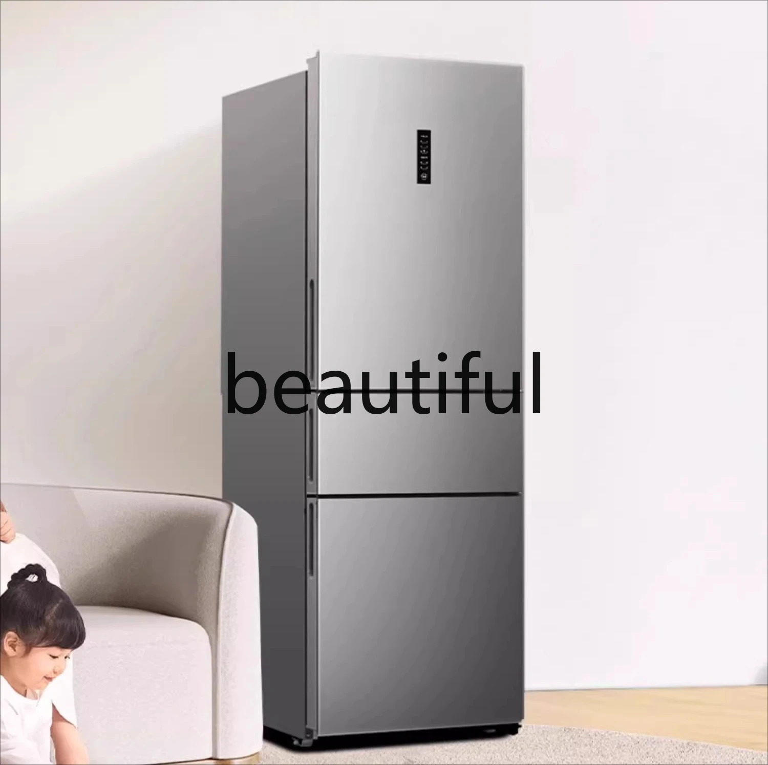 

Air-cooled and frost-free three-door household small and V large-capacity computer temperature control saves electricity