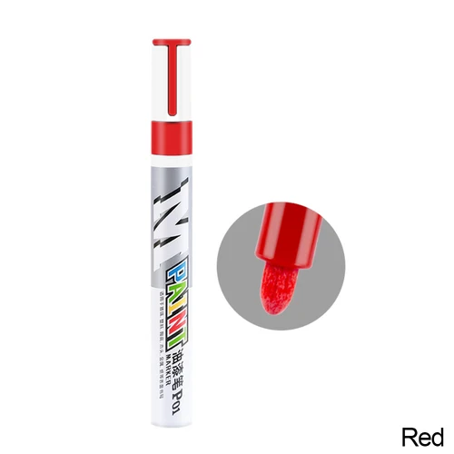 Weiß Wasserdicht Autos Rad Reifen Fettige Markierung Stift Auto Gummi Reifen Farbe Stift Cd Metall Permanent Farbe Marker Graffiti Ausbesserung