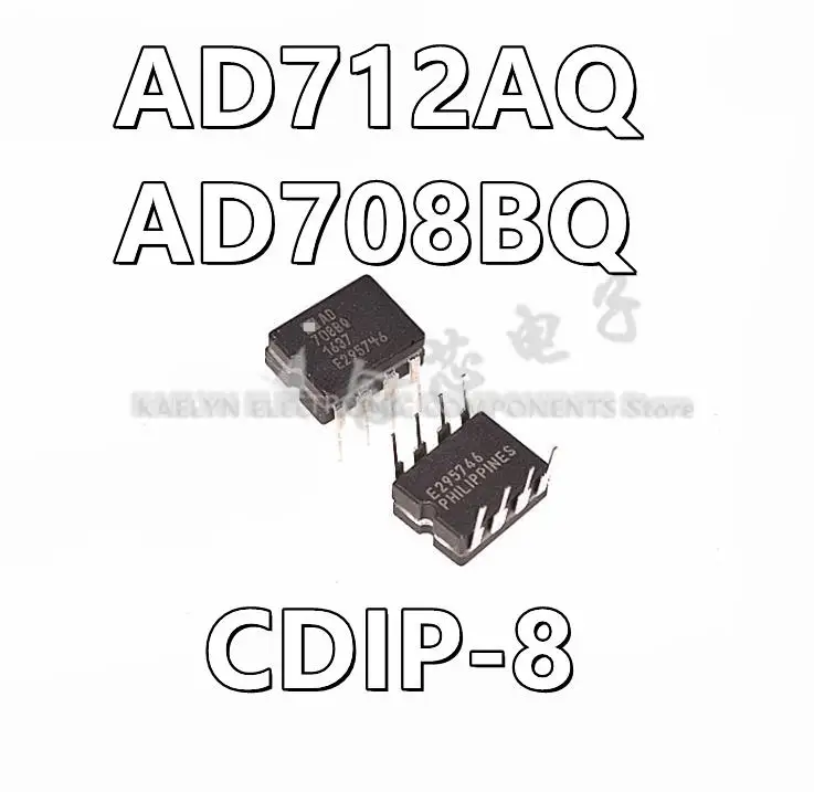 2Pcs/lot AD712AQ 712AQ AD708BQ 708BQ J-FET Amplifier 2 Circuit 8-CERDIP