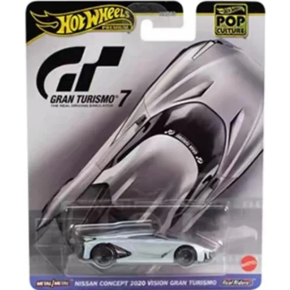 Original Mattel Hot Wheels HXD63 Premium Car 1/64 Pop Culture Nissan Concept Set Vehicle Model Toys for Boys Collection Gift