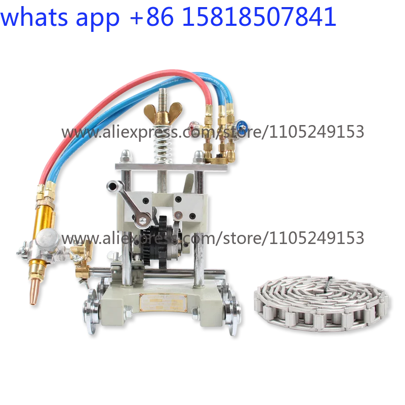 Hand-cranked pipe chain cutting machine CG2-11G (Y) pipe flame cutting  beveling machine gas cutting machine