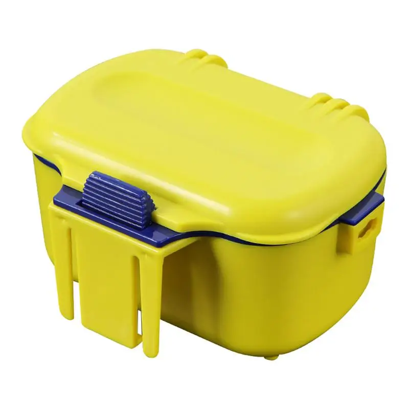 

Live Bait Storage Box Worm Bait Station Holder Case Waterproof Live Bait Bucket Storage Container With Lanyard For Small Fishing