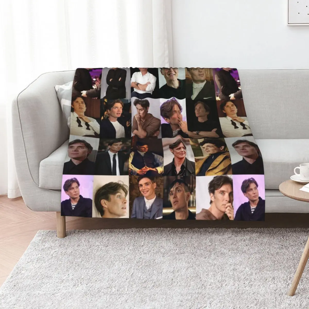 

Cillian Murphy Throw Blanket Decorative Throw Travel Bed covers Thin Blankets