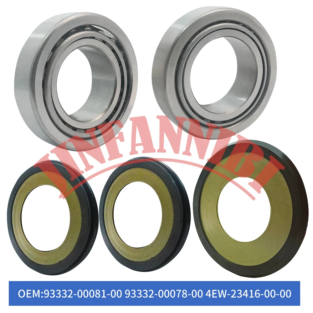 For Suzuki RM125 RM250 RMX250 1991 1992 Steering Stem Bearing Seal Cover Kit