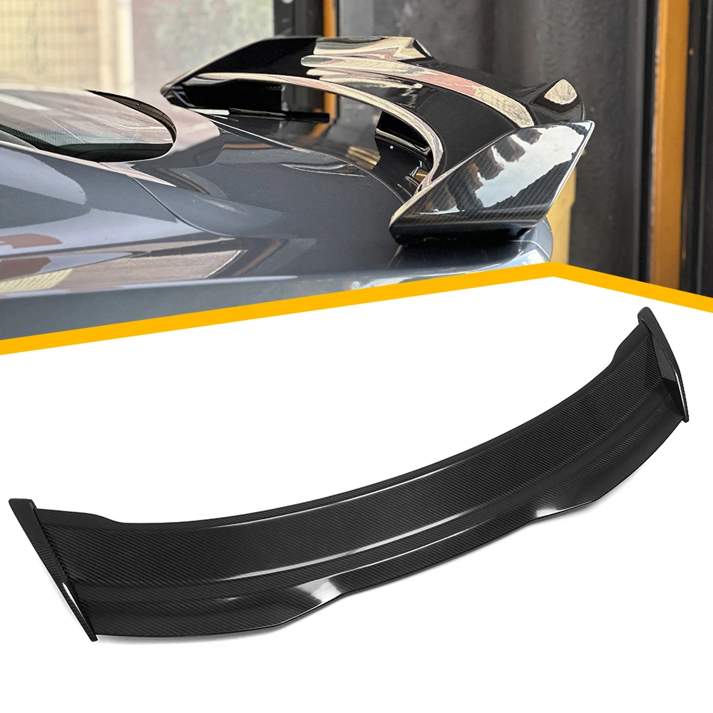 

For Ford Mustang S650 GT Dark Horse HP Style 2024+ Rear Spoiler Dark Horse Sport Style Real Carbon Fiber Accessories