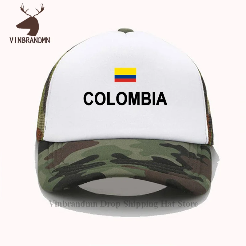 Colombia bucket hat fashion 2022 baseball cap 100% cotton fishing hat Sports gyms country flag COL 02 new Outdoor summer sun hat