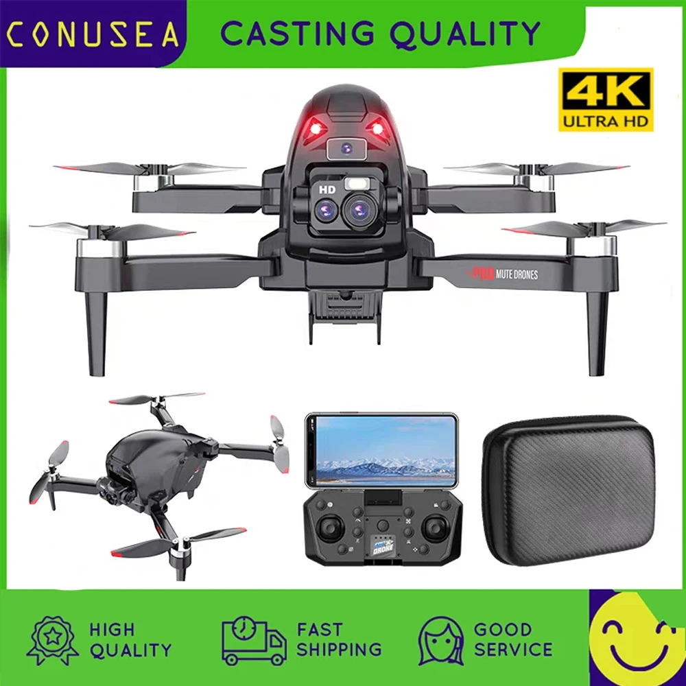 

S177 Mini RC Drone 4K Dual Camera Professional FPV WIFI Height Maintaining 4 Sides Obstacle Avoidance RC Quadcopter Gifts Toys