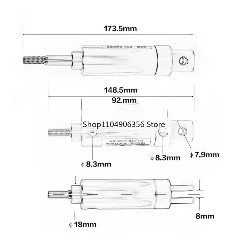 

Для цилиндра J01002-25-23 J01001-20-23 подходят для восьмиугольных деталей цилиндра GK35-7 для швейной машины Newland DS-9C.