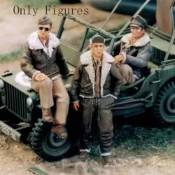 1/48 Resin Figure unpainted model Kit, military theme, (3 persons) unassembled and unpainted GK,611R