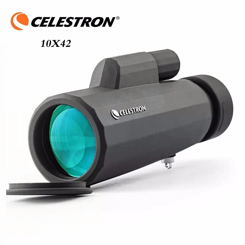 Celestron 10X42 Monocular Astronomical Telescope Long Range Waterproof Fashion Design Roof Prism Optics Lens For Outdoor Camping