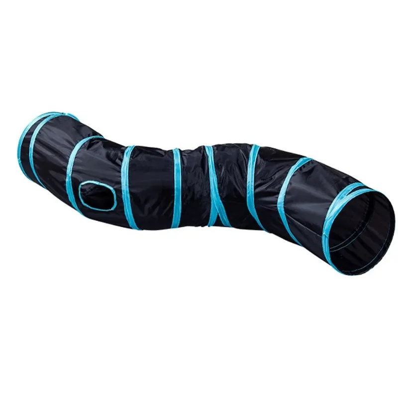 Cat Tunnel Pet Supplies Cat S T Pass Play Tunnel Foldable Tunnel Cat Toy Breathable Drill Barrel for Indoor Loud Paper