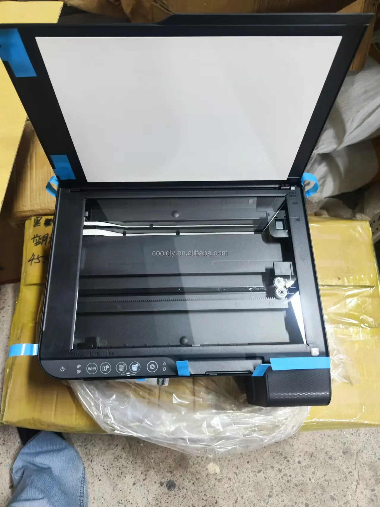 STLF طابعة نافثة للحبر عالية الجودة L3258 طابعة نافثة للحبر 4 ألوان A4 التسامي الطباعة الرقمية التسويق اللاسلكية لوحة المفاتيح الساخنة Pape