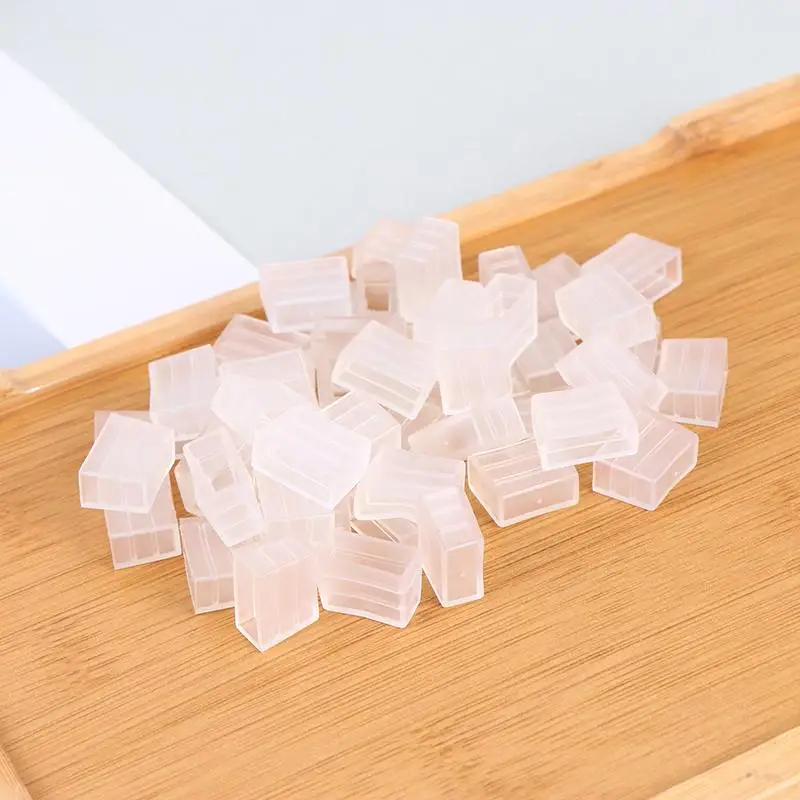 

【W】50Pcs 220V LED Strip Light Lamp Silicone End Caps 2835 5050 Neon Light End Cap 9mm-20mm PCB LED Tube Strip Nonporous End Caps