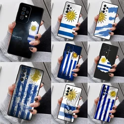 Uruguay National Flag Phone Case For Samsung Galaxy S23 S21 S20 FE S24 S22 Ultra Note20 S10 S9 S8 Plus A40 A52 A12 A13 A53