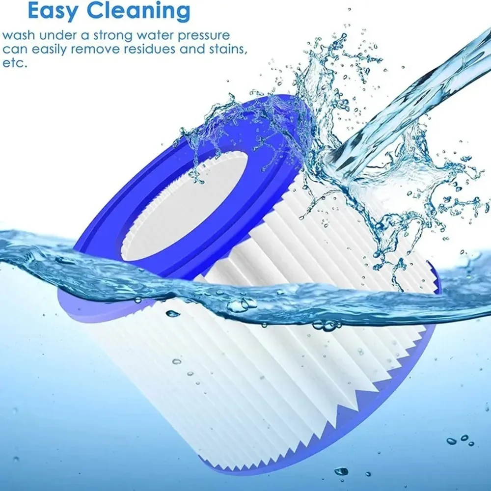 Cartucho de filtro de agua Universal Crystal Clear Spa para bañeras de hidromasaje Lay-Z-Spa, Intex y Bestway
